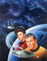 Star Trek Paperback Novel Cover Painting Original Art (Pocket Books, 1992 - The Disinherited)