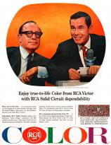 Celebrity Endorsements - Jack Benny and Johnny Carson for RCA Victor 1965