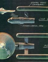Original drawings of the USS Enterprise