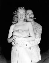 Groucho and Marilyn on the set of Love Happy 1949
