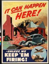 It Can Happen Here - WW 2 poster