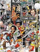 Sesame Street Poster by Jack Davis, 1970