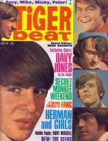 Tiger Beat magazine, July 1967 - featuring The Monkees, Hermans Hermits and The Seeds