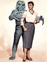 Gloria Talbott and Charles Gemora in I Married a Monster from Outer Space