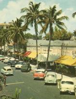 Worth Avenue, Palm Beach, Florida Old Postcard
