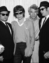 John Belushi, Mick Jagger, Steve Martin and Dan Aykroyd, 1980