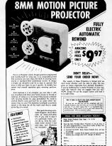 8MM Projector ad - Amazing Low Price