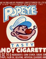 Popeye Tasty Candy Cigarettes 1959