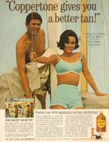 Coppertone ad featuring Mary Ann Mobley