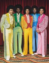 Tito Jackson, Jackie Jackson, Michael Jackson, Jermaine Jackson and Marlon Jackson, February 28, 1975