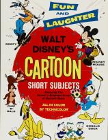 One-sheet movie poster from Walt Disneys Cartoon Short Subjects (1965)