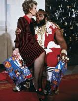 Nancy Reagan and Mr. T - Christmas at the White House 1983