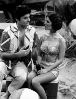 Bill Murray and Carrie Fisher in Beach Blanket Bimbo from Outer Space - SNL 1978