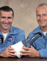 Astronauts Pete Conrad and Dick Gordon