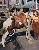 My horse is doubled parked - Oklahoma City circa 1938