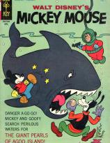 Mickey Mouse comic book cover 1966
