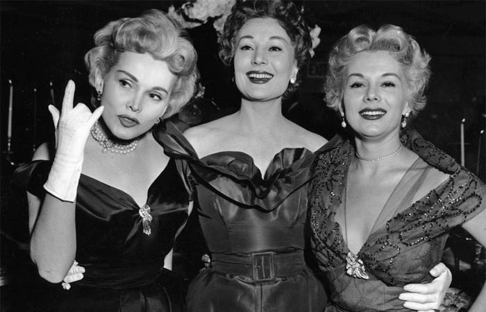 The Gabor Sisters: Zsa Zsa, Magda and Eva, in 1955 (Photo Associated Press)...